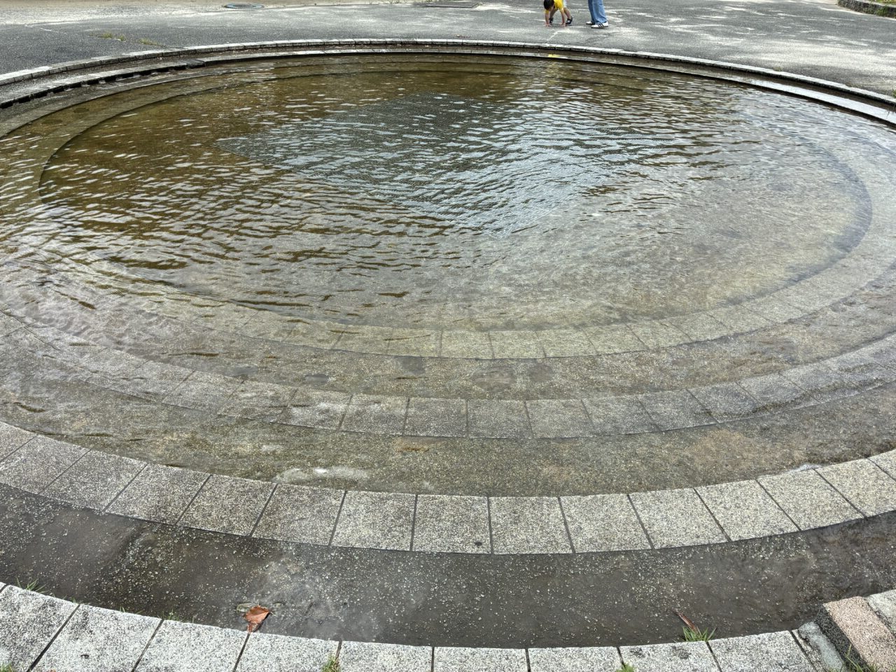 中の池公園の噴水